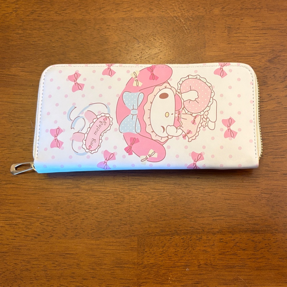 Sanrio My Melody Pink and Light Blue Kids Character Pouch